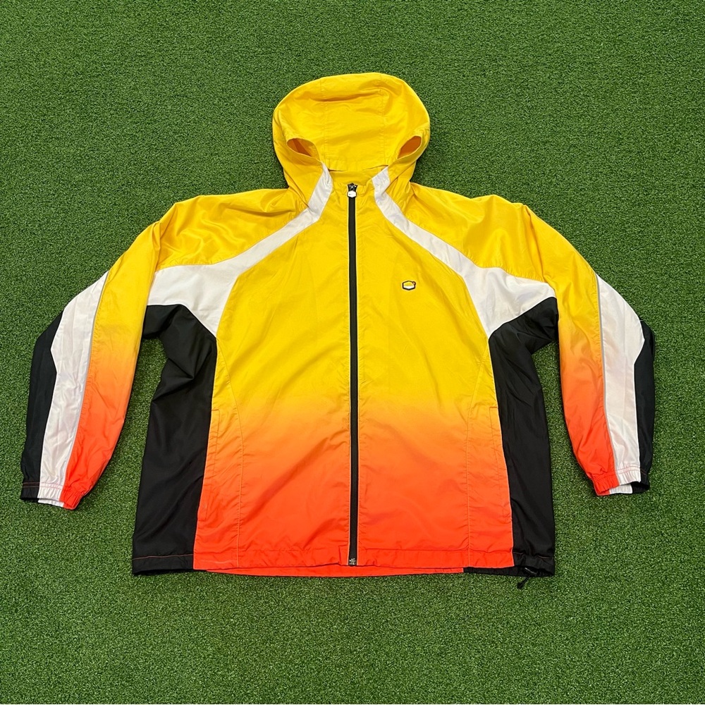 Nike TN “Tuned Air” Windbreaker Jacket size XL Sunset